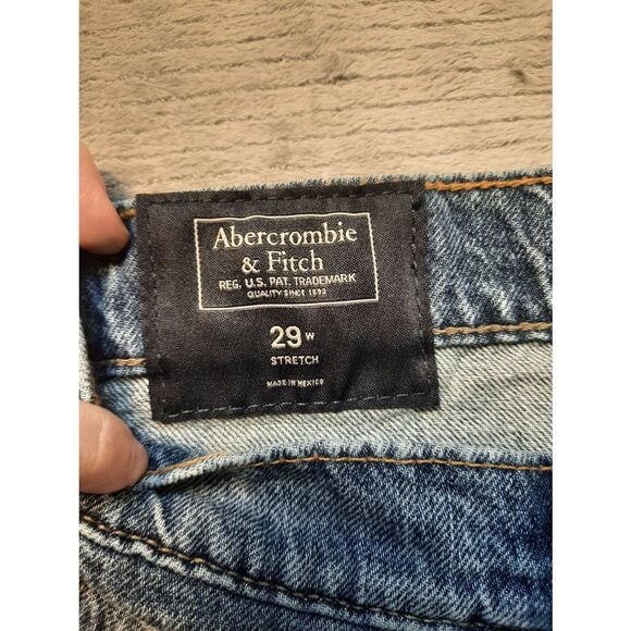 Abercrombie & Fitch size 29 Mens Cut Off Style Jean Shorts - Picture 2 of 3